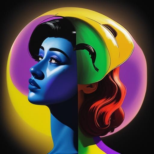 Cinematic Surrealist Fruit Portrait