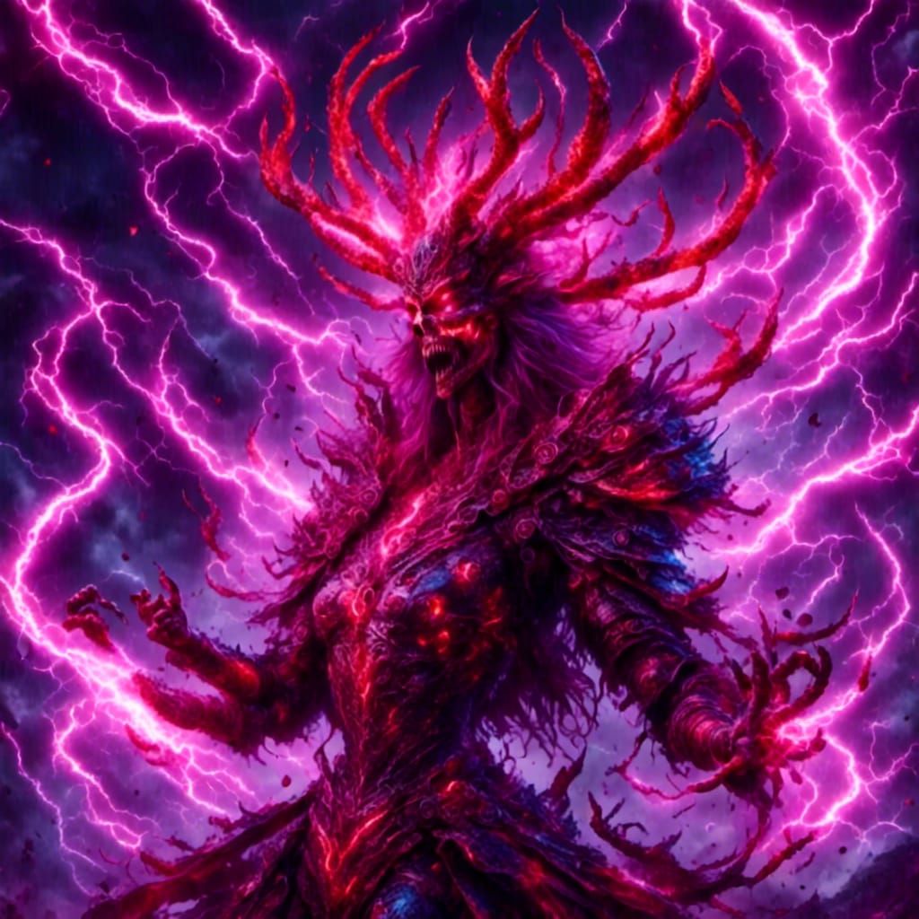 Hyperrealistic Thunder and Lightning Storm