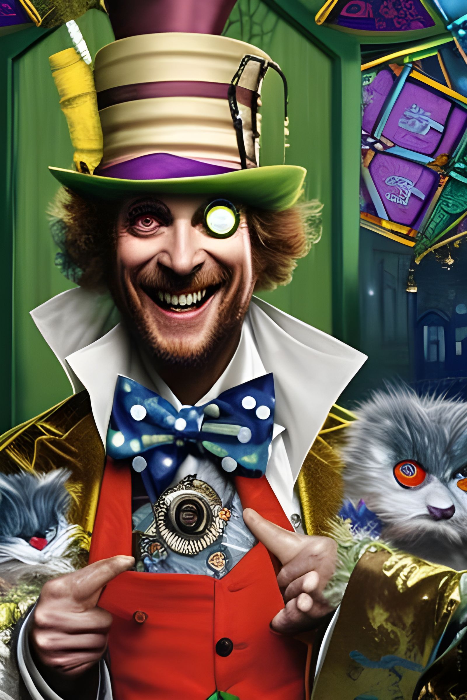 The maddest of all Hatters … and friends