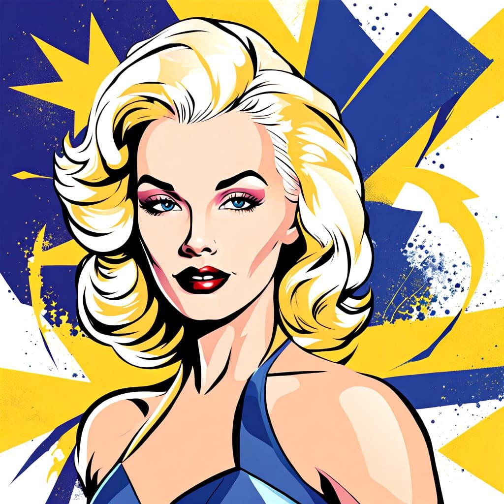 Blonde Superhero Logo for Cancer Survivor: HOPES Crusaders