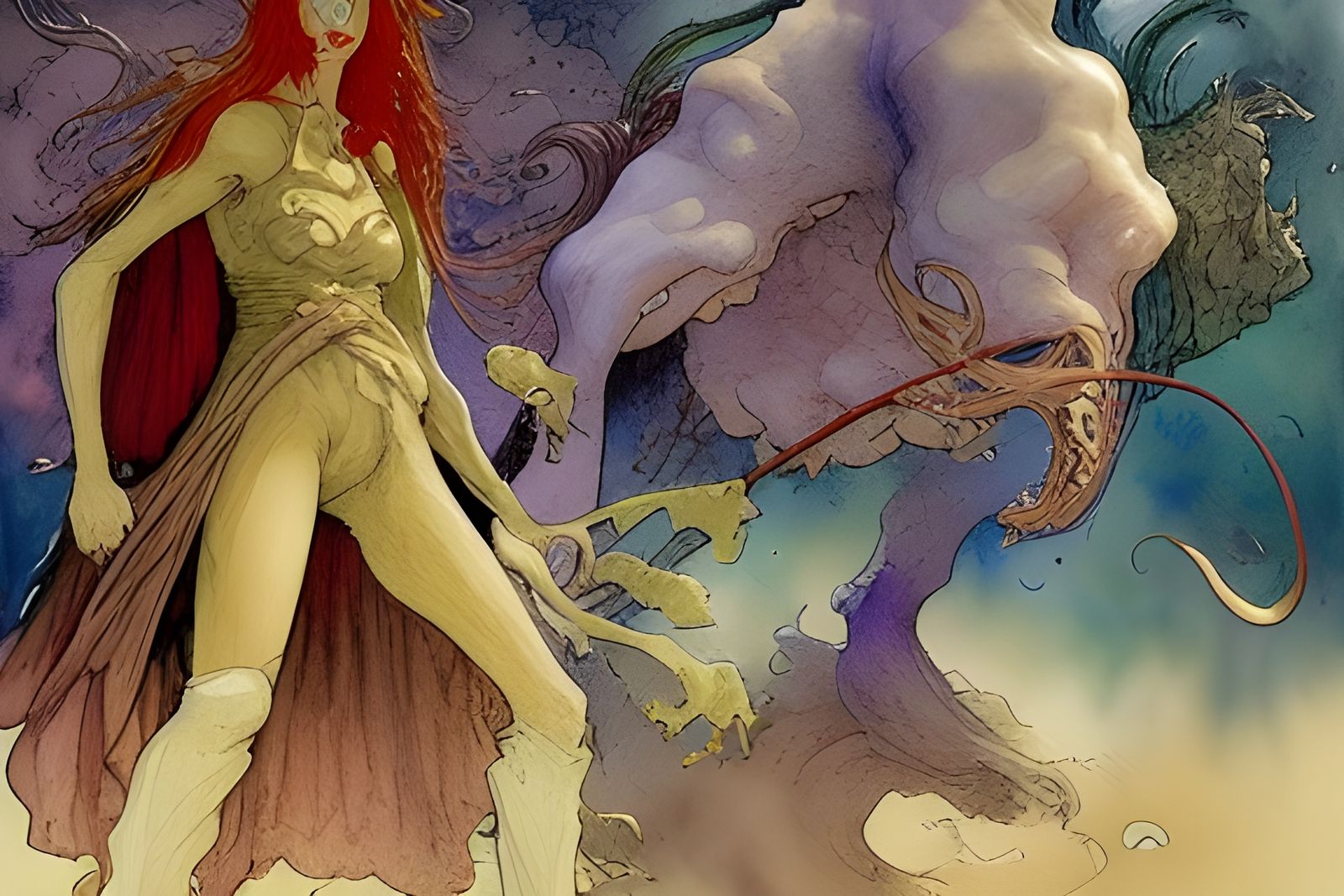 Eldritch Muck versus Shadow Wild: Watercolor Battle