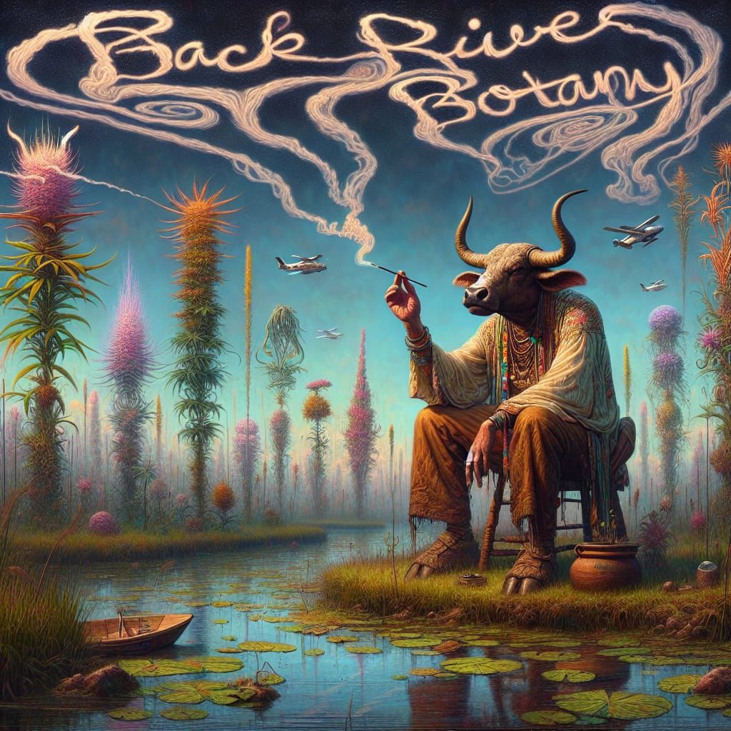 Humanoid Bull Figure by Marshland: Digital Art