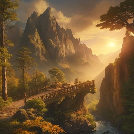 HDRI Photograph: Untouched Mountain Range at Sunrise