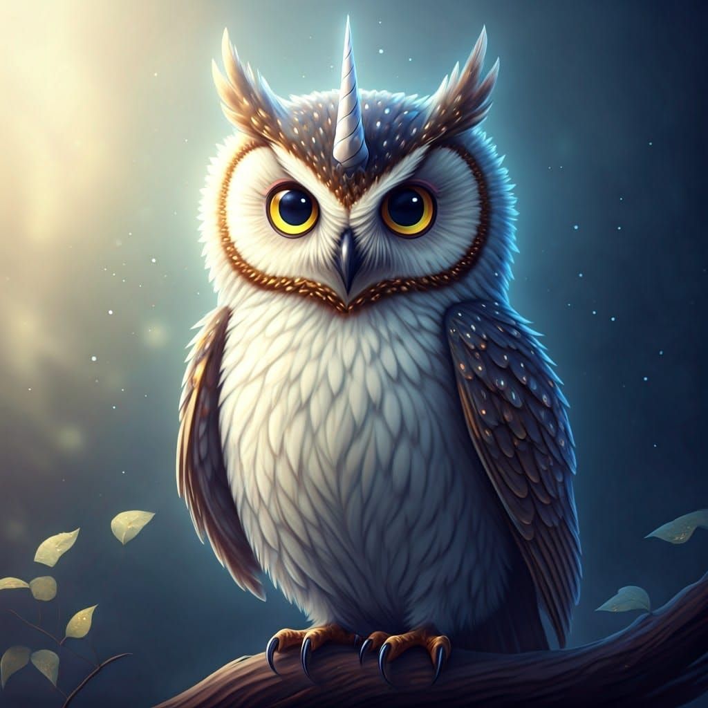 Owl unicorn