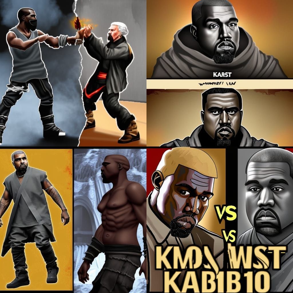 Kanye West Versus Karl Marx in Mortal Kombat