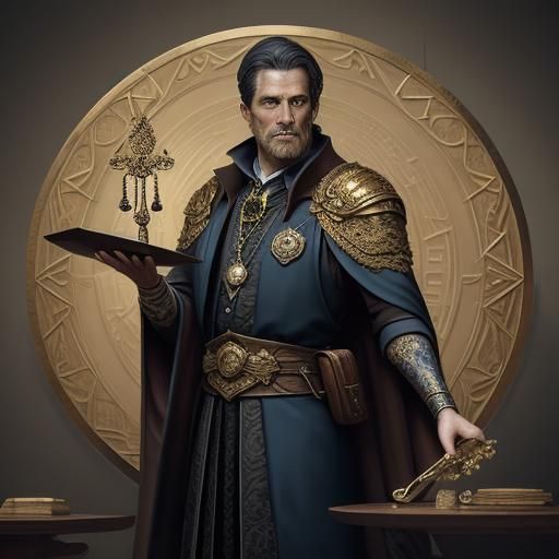 Scales of Justice: Lawyer with Libra Tarot Card