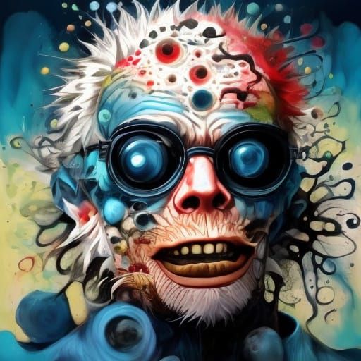 Alien Life Form Emerging from Protective Cocoon