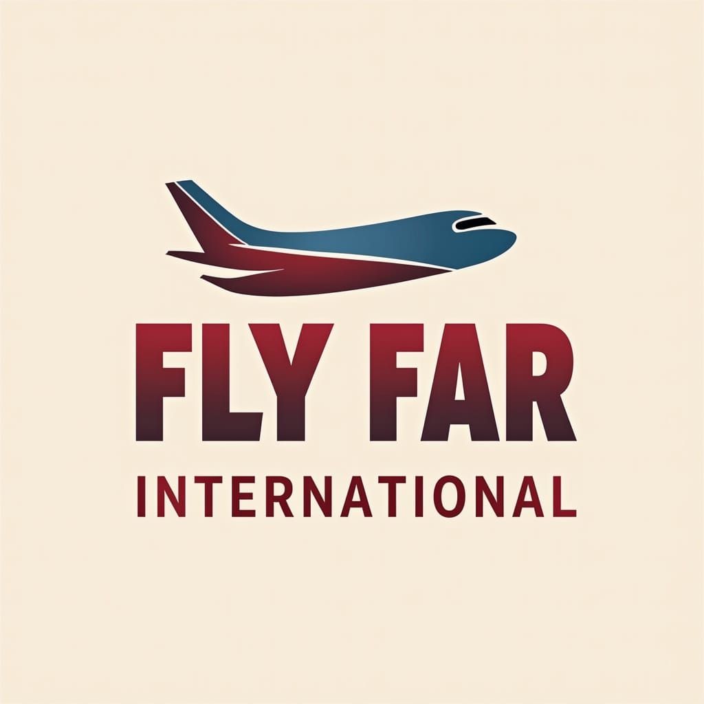 Modern Global Travel Agency Logo with Sans-Serif Typography