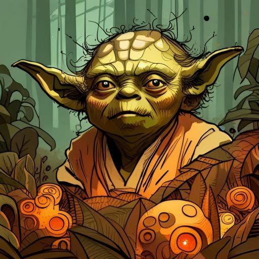 AI Generated Image of Yoda