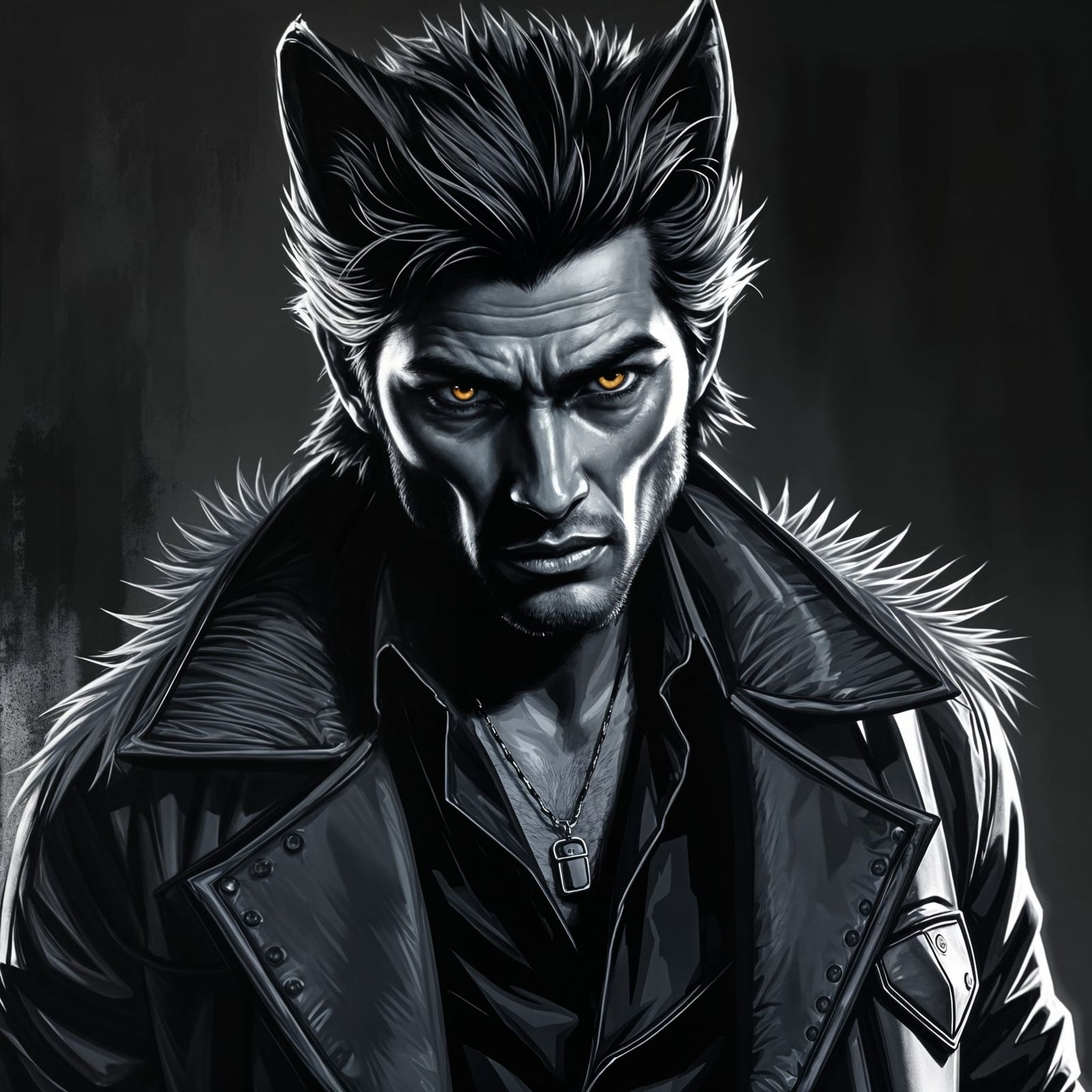 Werewolf in James Dean Style