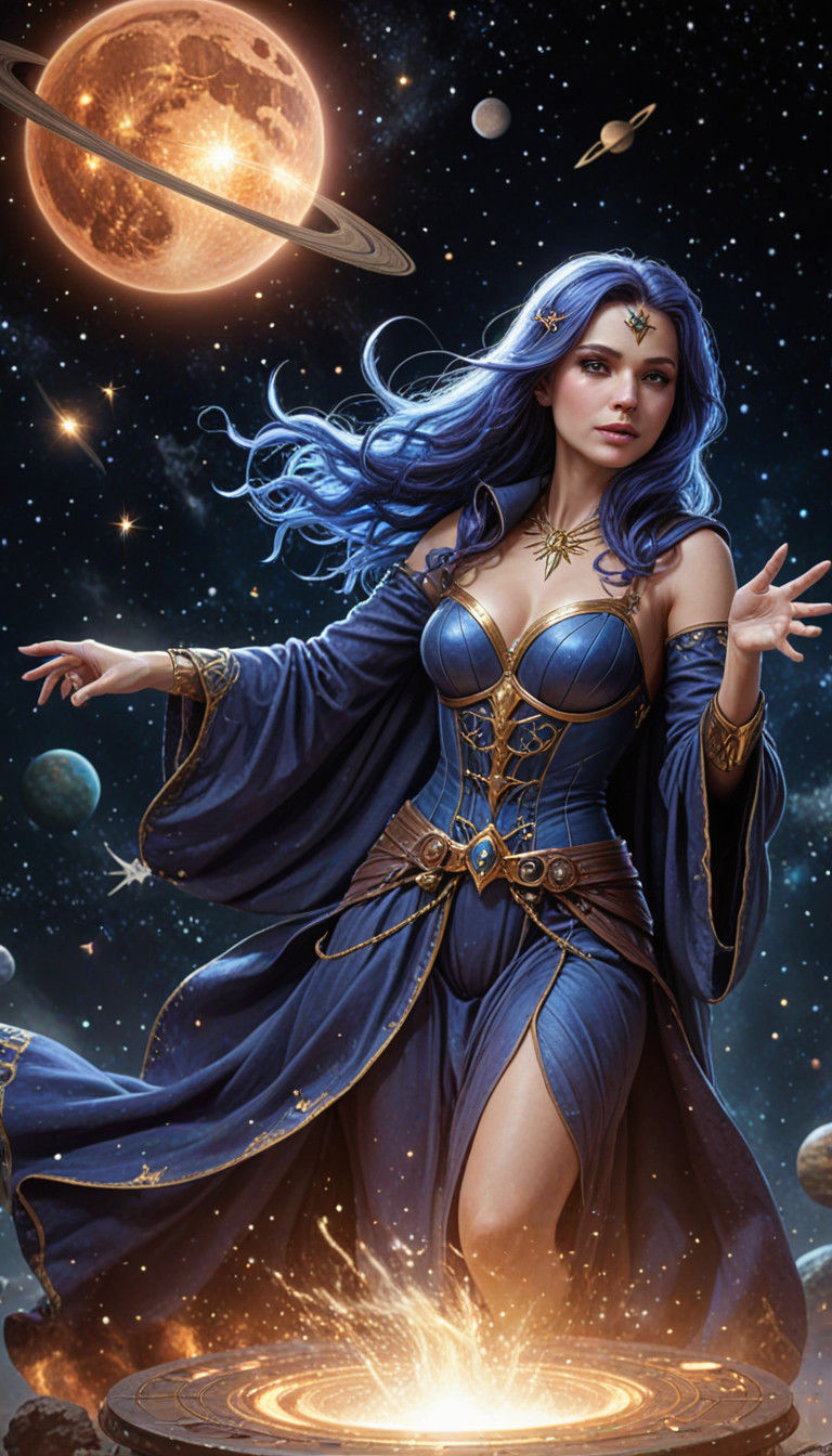 Mulier mittentes incantamenta spatio