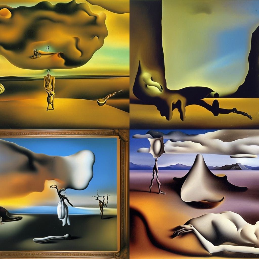 Surrealist Depression Art: Salvador Dali Style