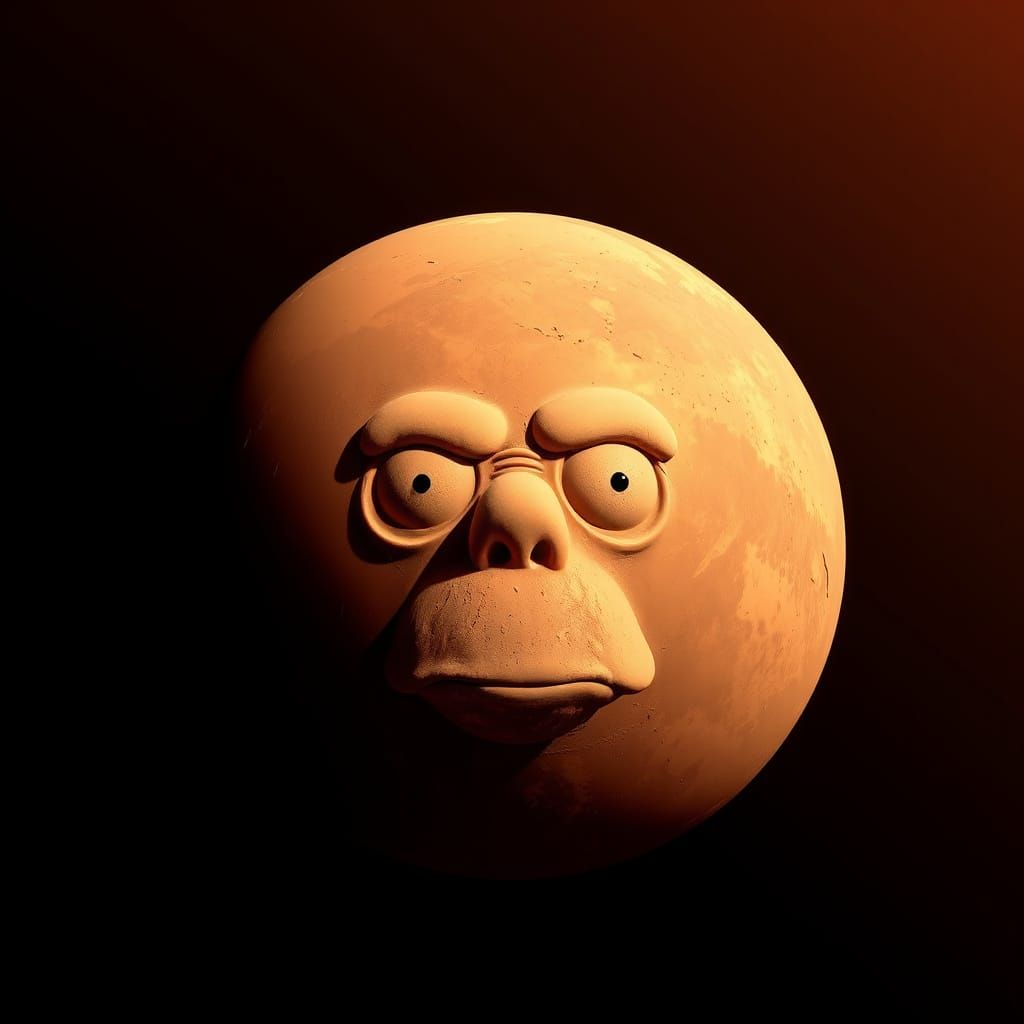 The Face on Mars Resembles Homer Simpson