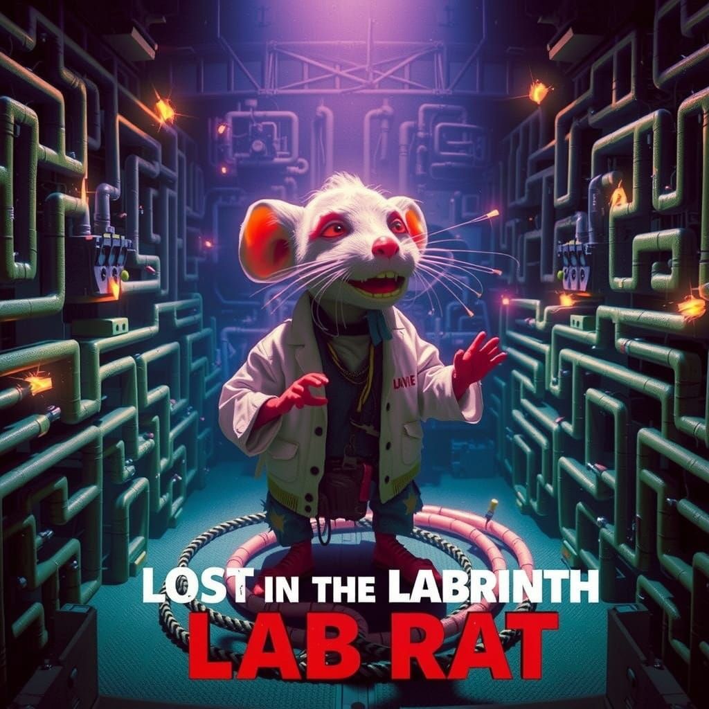 David Bowie as Lab Rat in Dreamlike Labyrinth