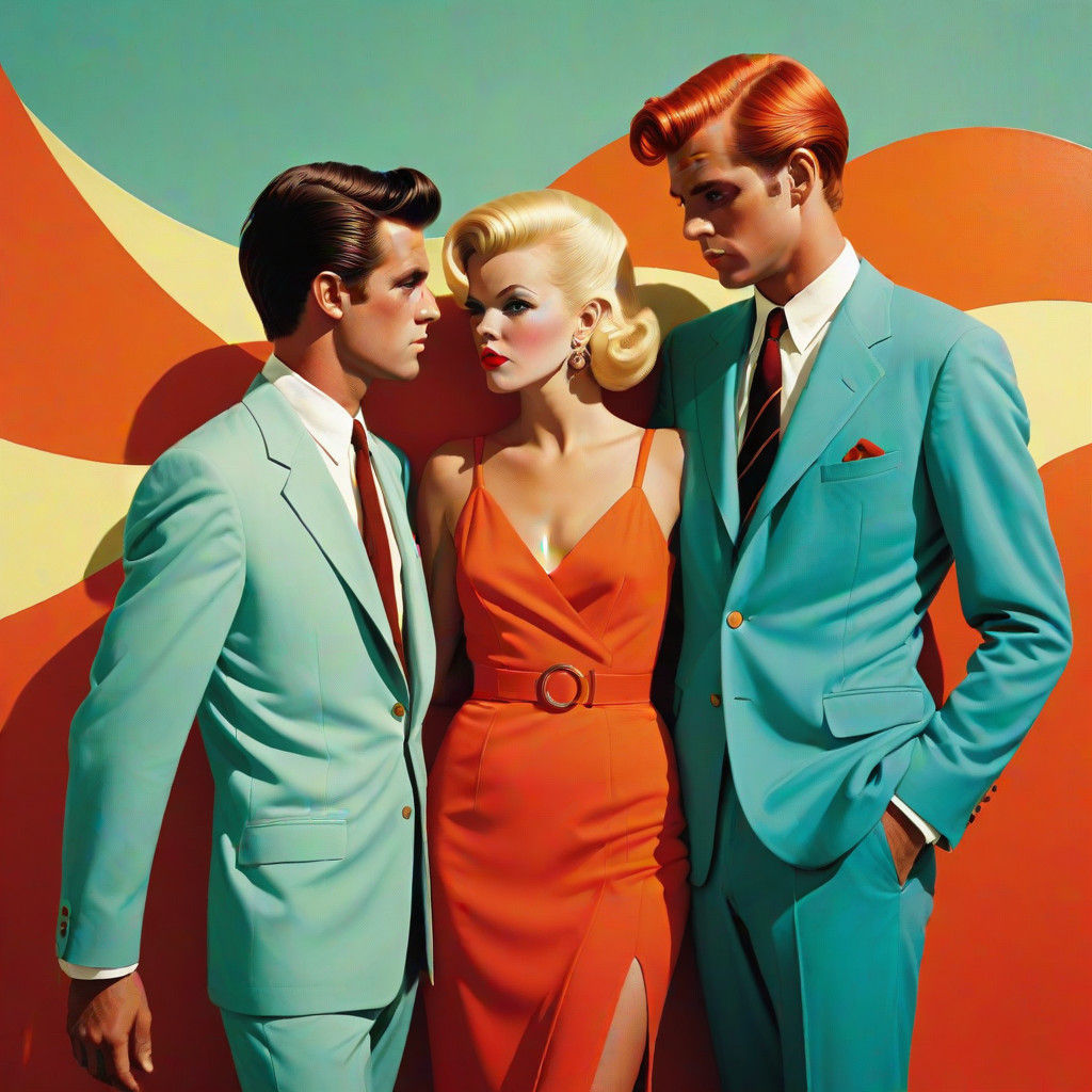 Heated Male Friendships in Visceral Artistic Style