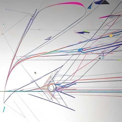 Futuristic Graphic Score in Striking 3D Render