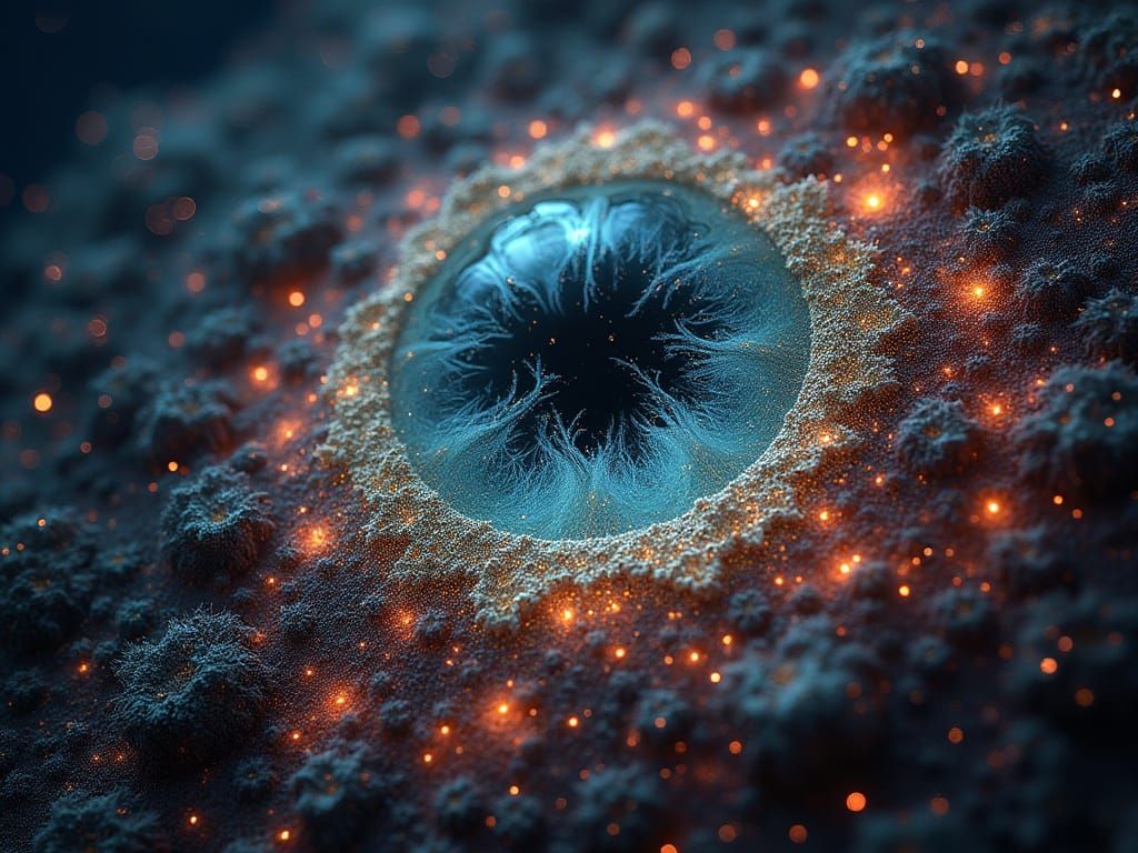 Crazed Bioiridescent Nucleated Microvoids Lavaconic Crackle ...