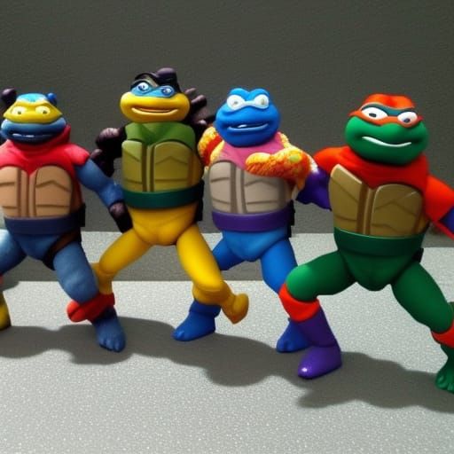Teenage Mutant Ninja Turtles AI Art