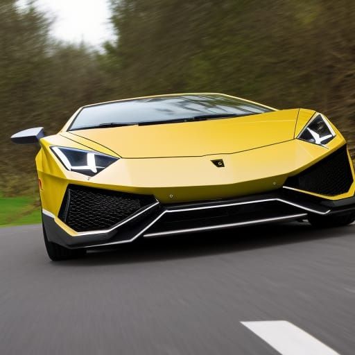 AI Generated Lamborghini Car