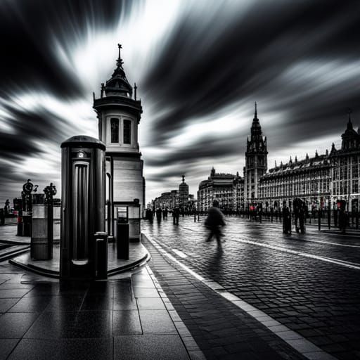 Street Photography intricate details, HDR, beautifully shot,...