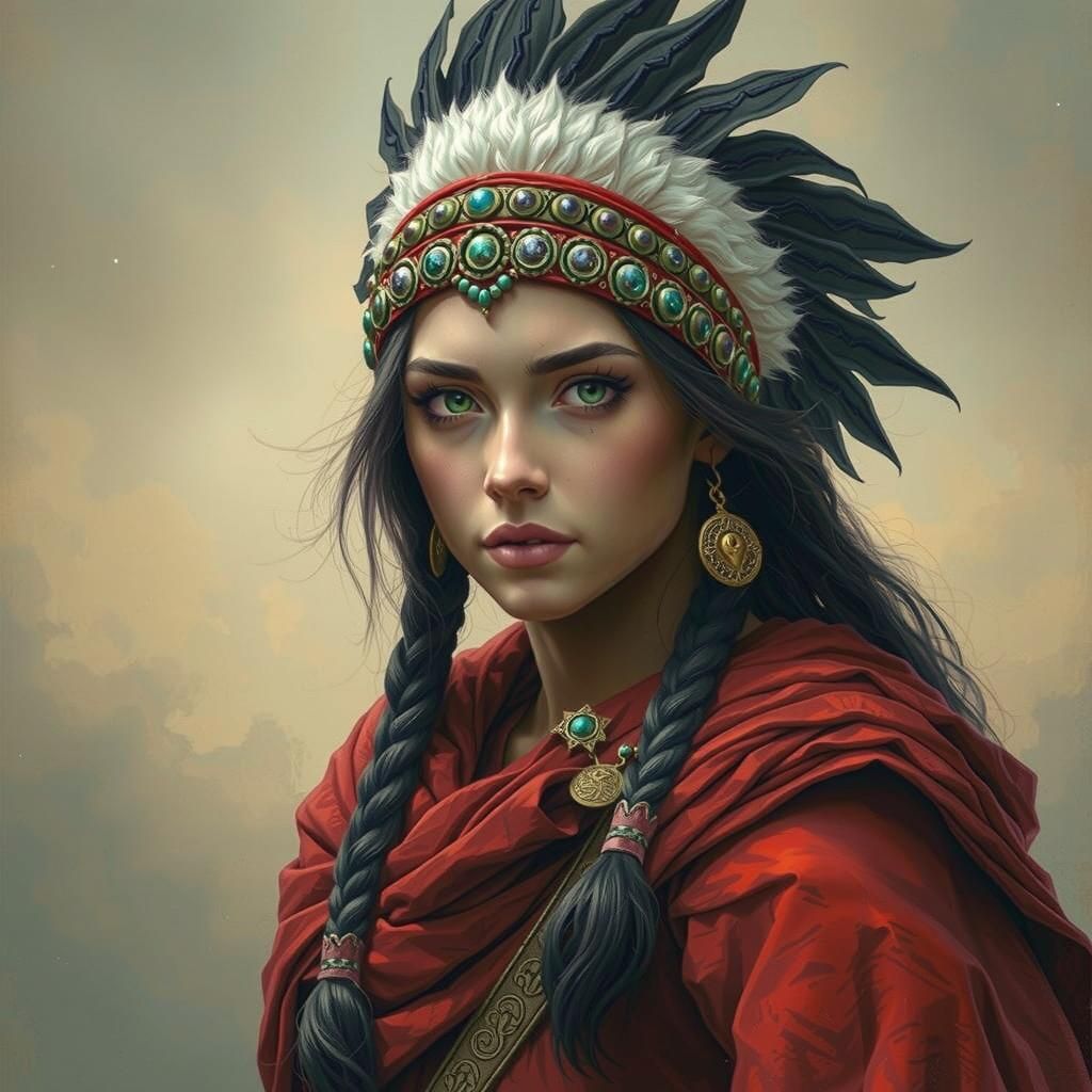 Frigga: AI Interpretation of Norse Goddess