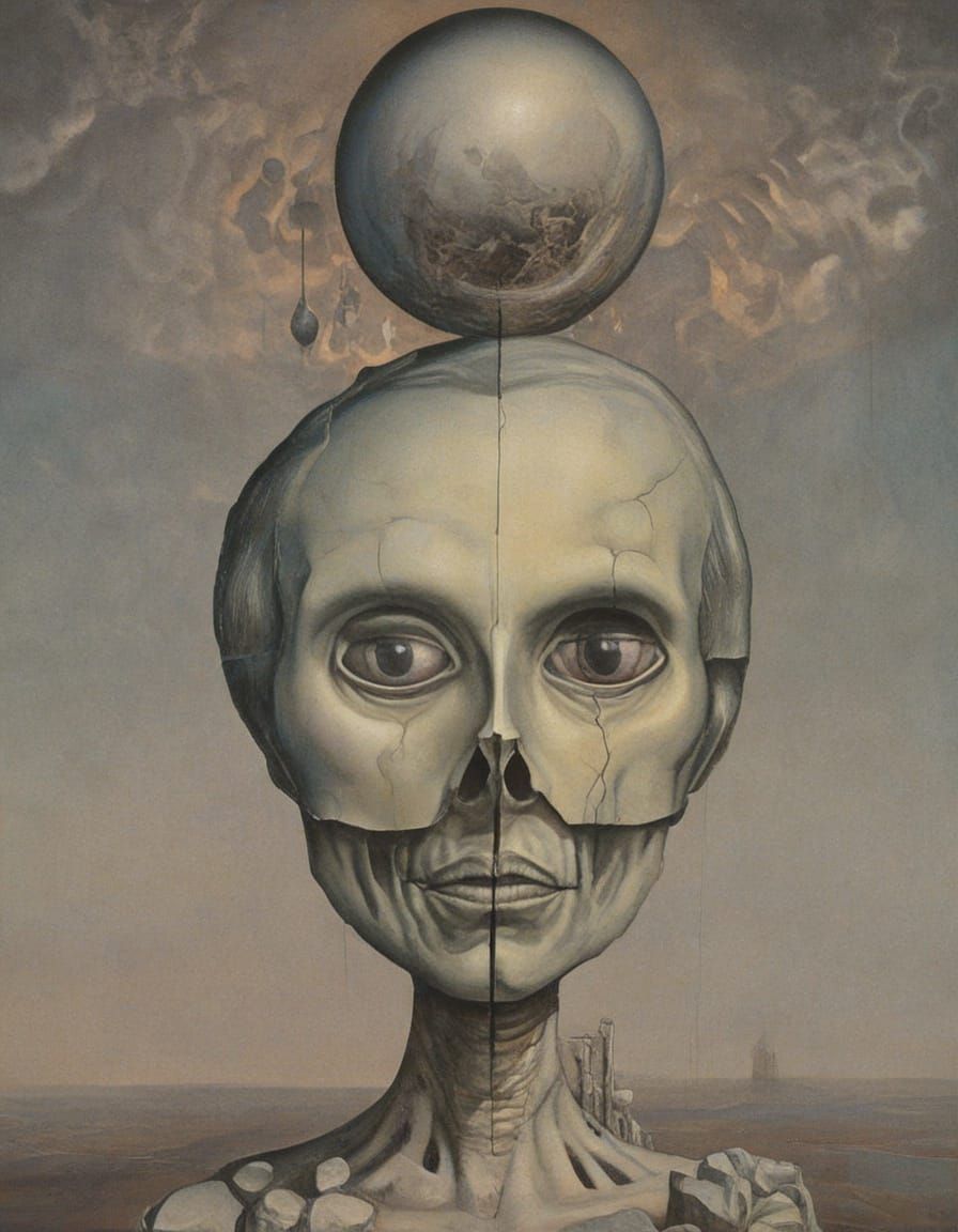 Surrealist Masterpiece: A Dreamlike Encounter