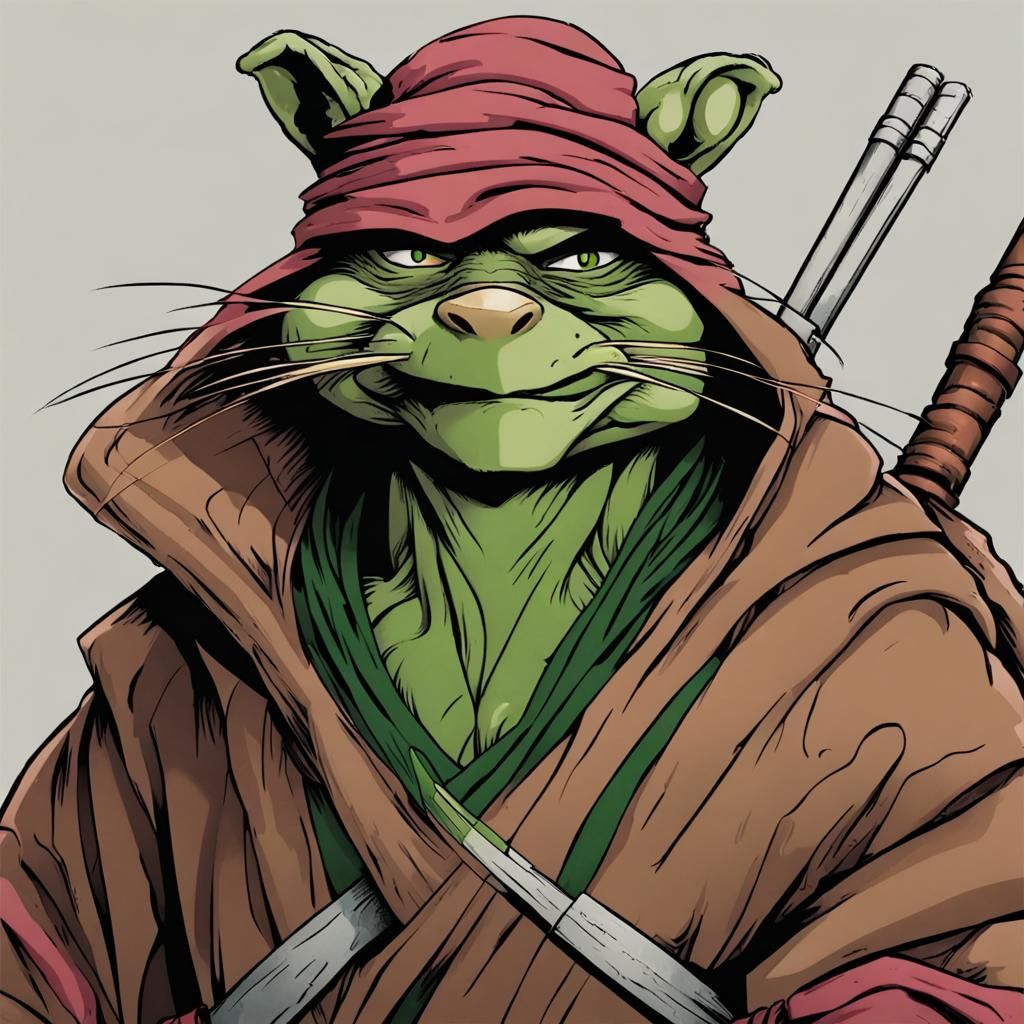Image of the wise master Splinter from the Teenage Mutant Ninja Turtles once said, remember that the journey to self-mas...