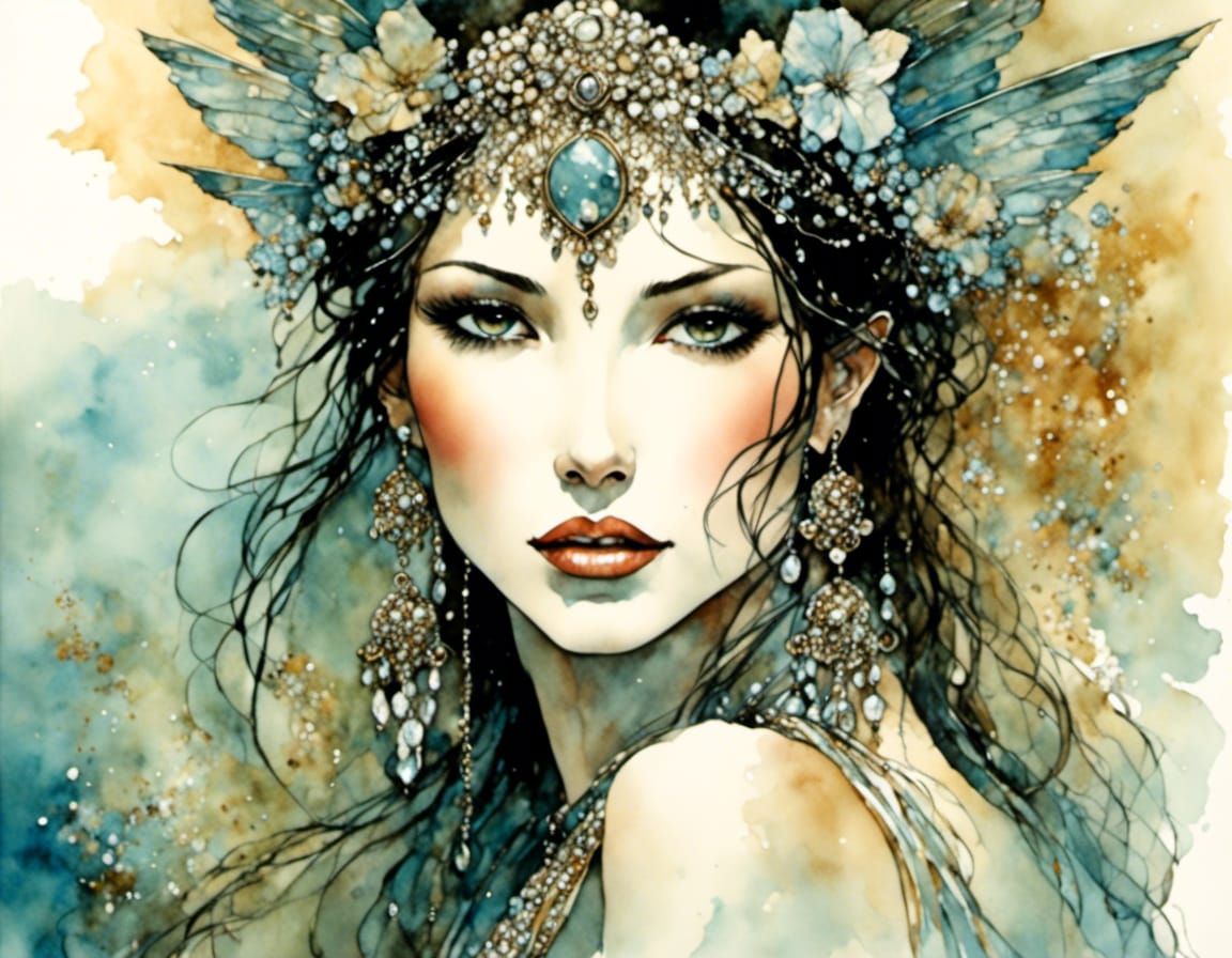 Distinctive Face Close-Up in 8K Resolution