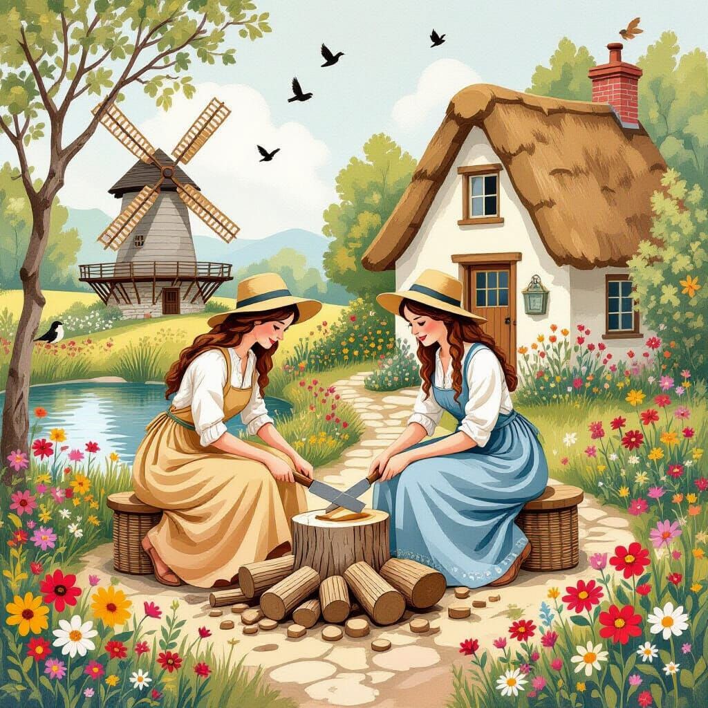 Cozy Cabin Homestead: Folk Art Women's Retreat