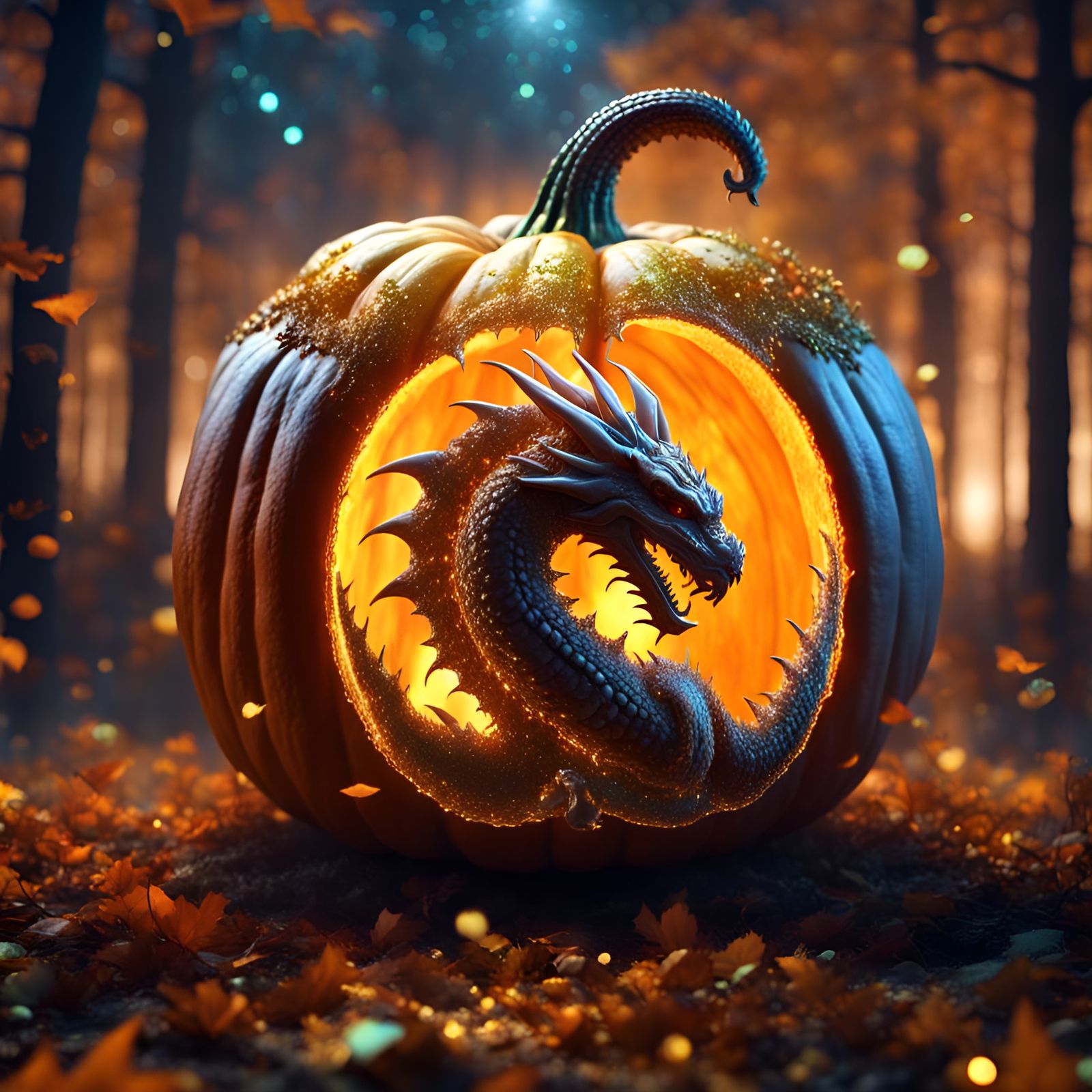 Dragon Pumpkin