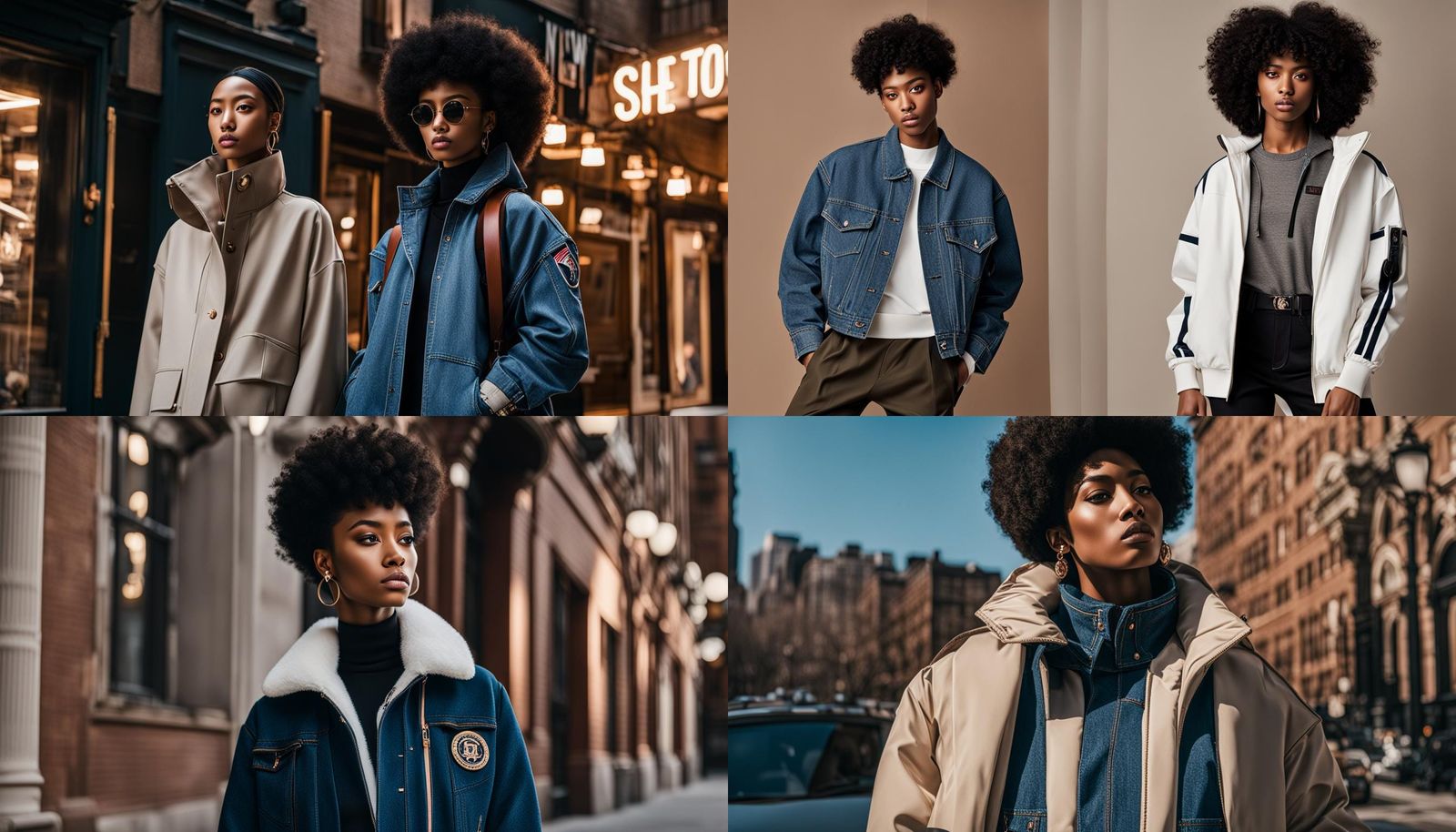 Diverse Fashion Styles with Cinematic Lighting