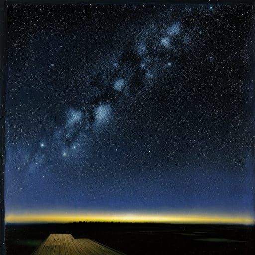 Starry Sky Inspired by Rothko and Holbein