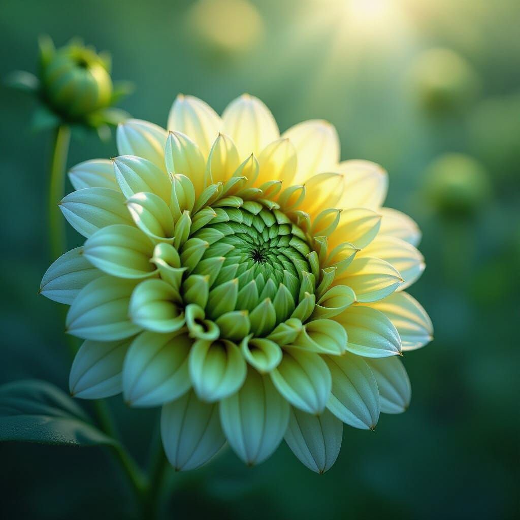 Vibrant Floral Art with Mystical Glow