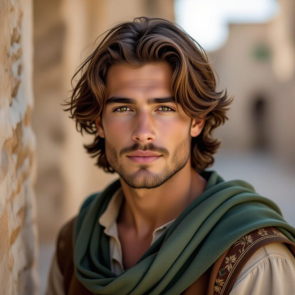 Man with Old Soul and Heterochromatic Eyes