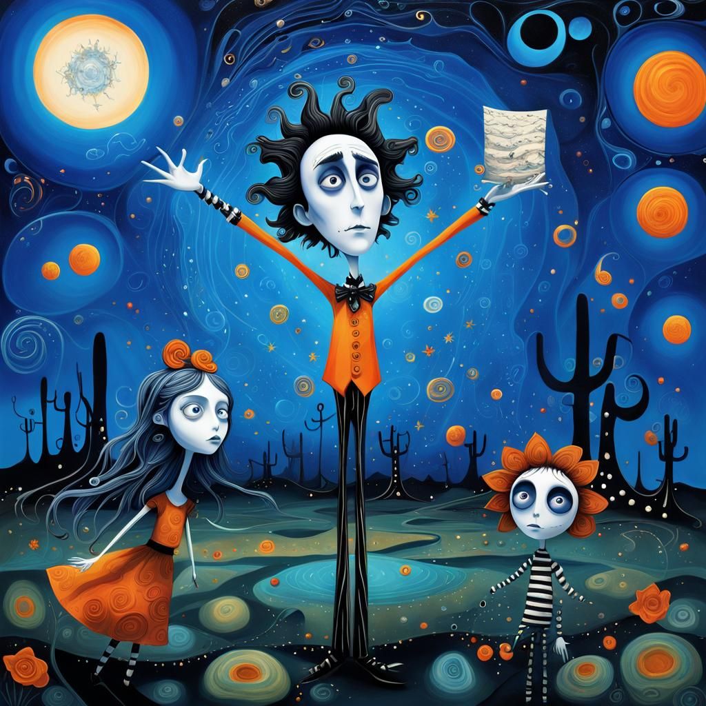 Beethoven and kids of Tim Burton