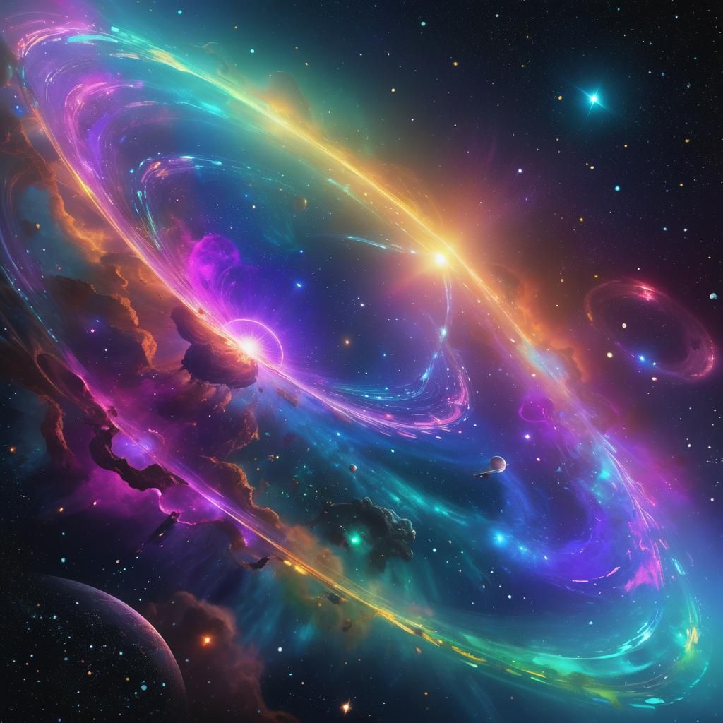 Shimmering Portal to Distant Exoplanets in Space