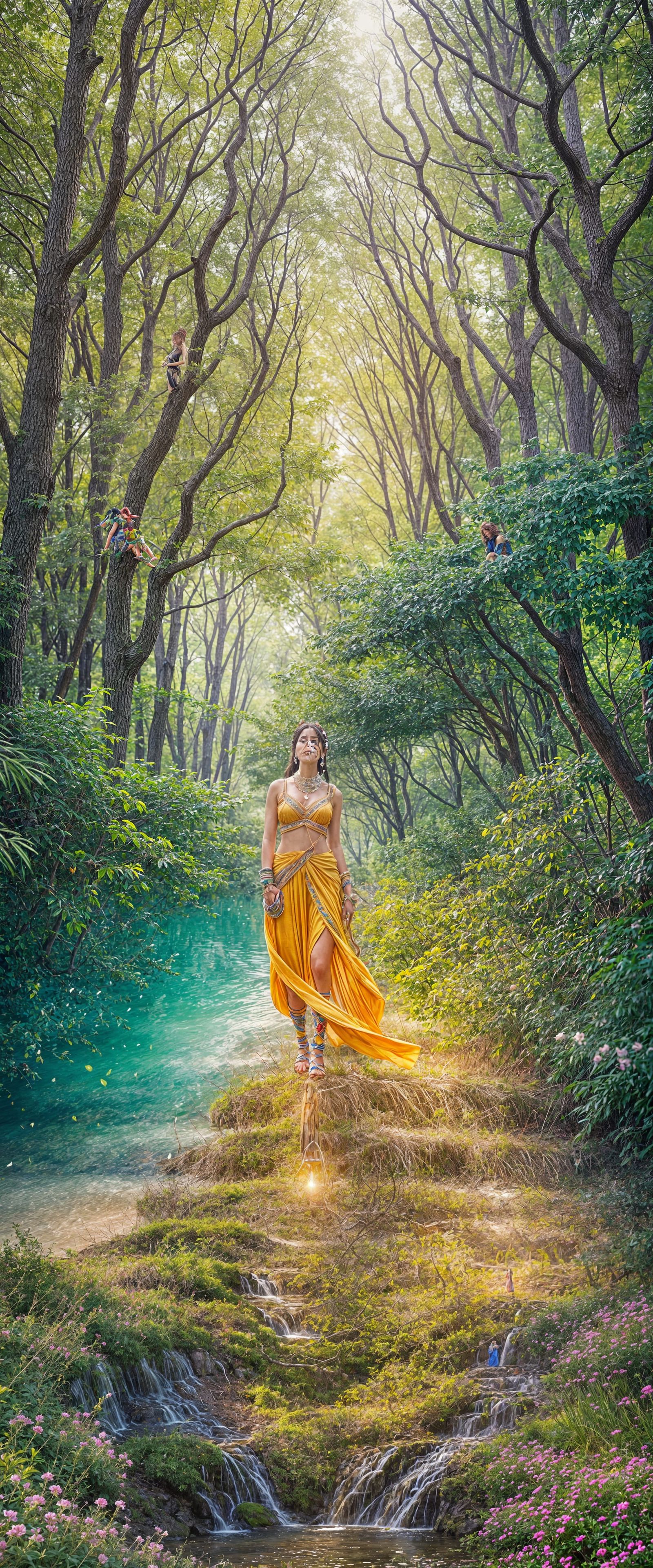 Image of a Beautiful AI-Generated Goddess