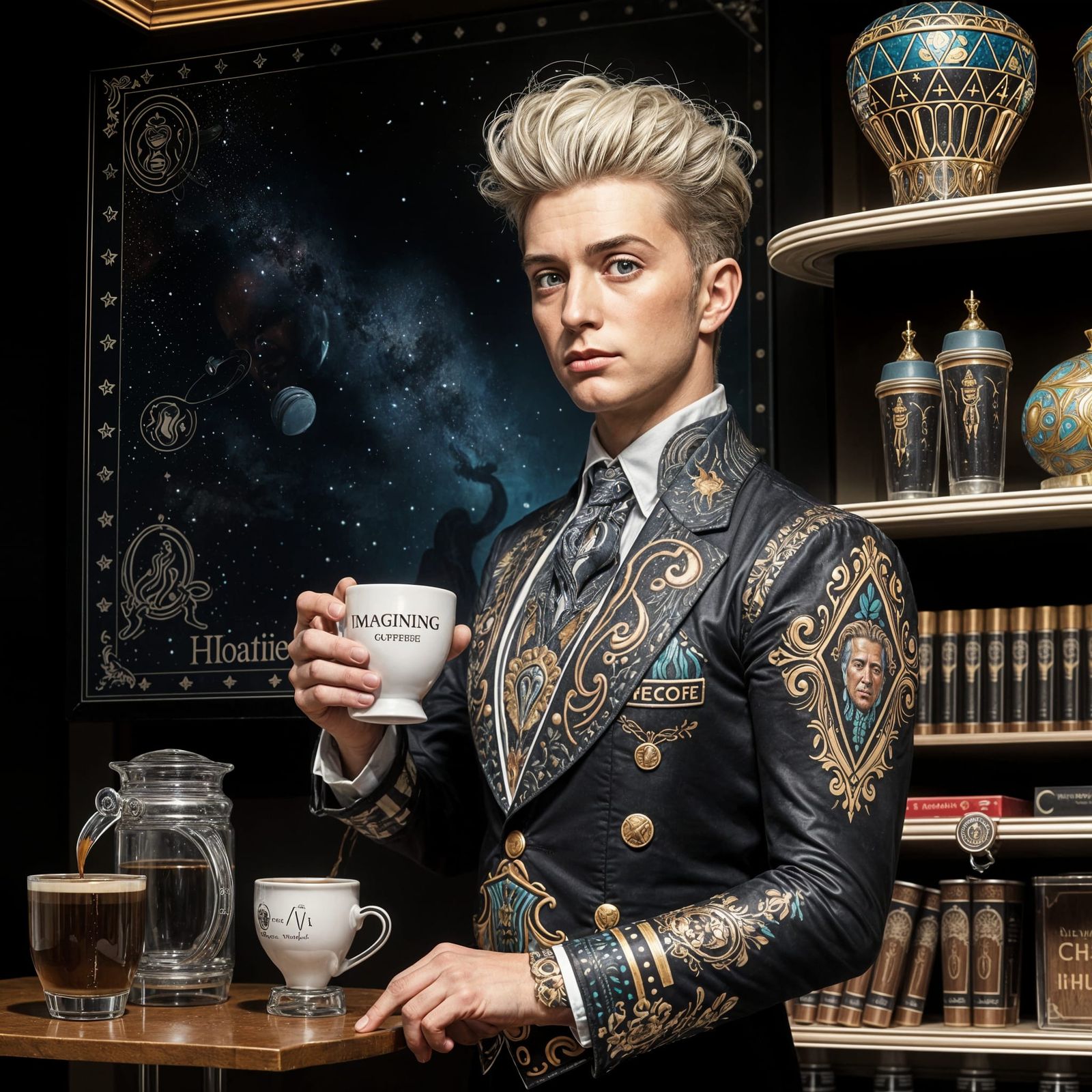 Existential Barista: Coffee Reveals Universe's Mysteries