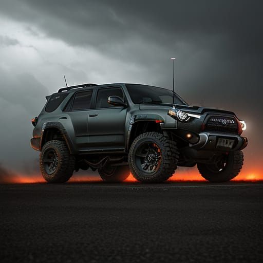 Futuristic 2001 Toyota 4Runner Tornado Chaser