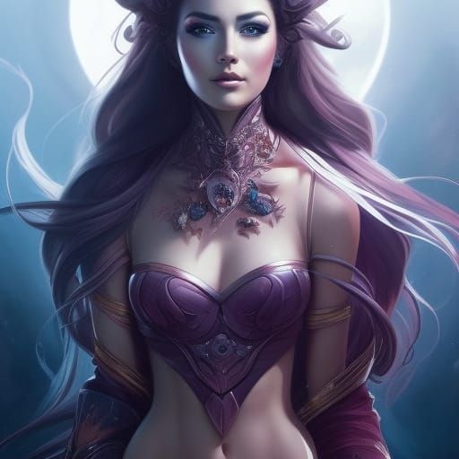 Art of Sea Concept: _A Goddess of the Ocean Nights - #03