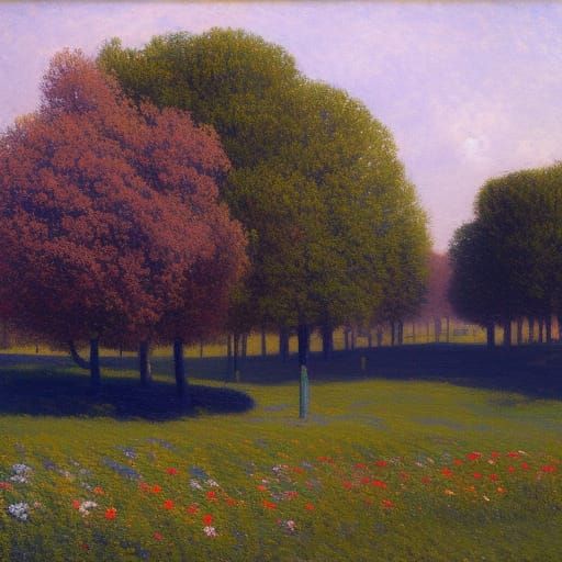 Marigolds and Zeppelins in an Orchard