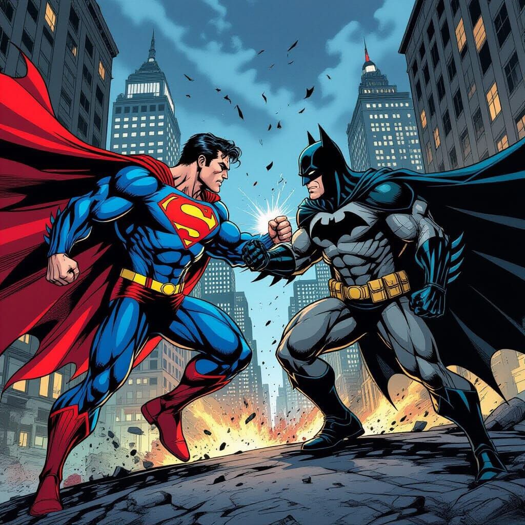Superman vs. Batman: Comic Book Showdown
