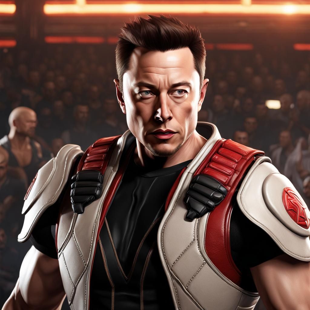 Elon Musk as Street Fighter Character in Unreal Engine