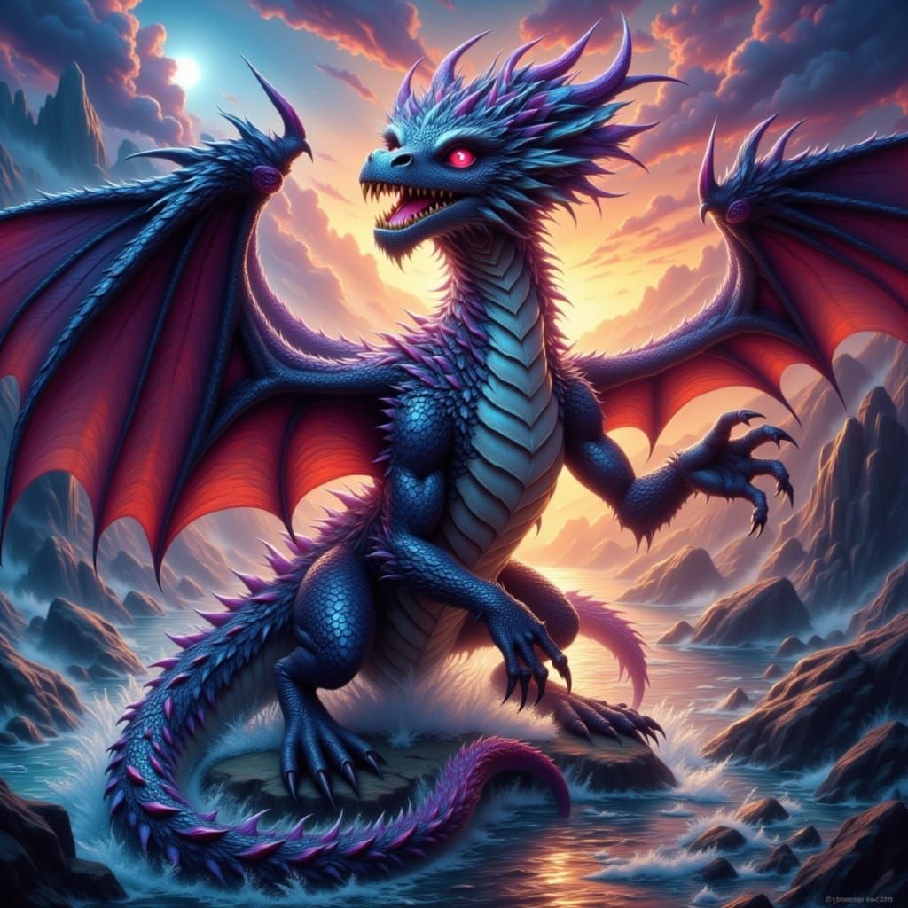 Dragon <lora:Flux Real BabyDragon:1.0> <lora:DragonV1:1.0> <...