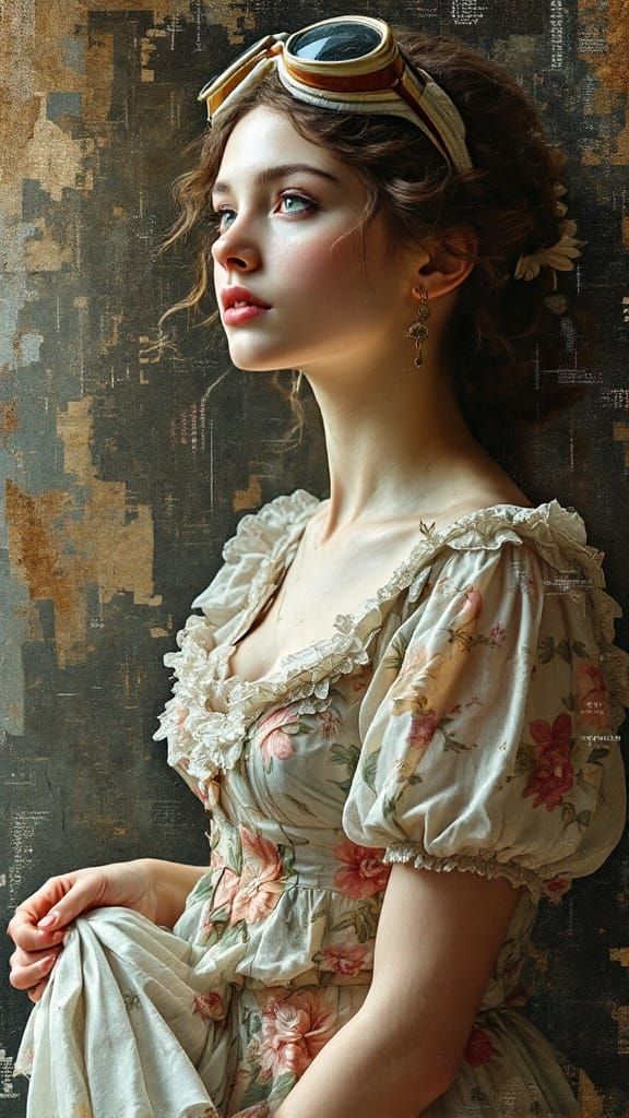 Renaissance Beauty Cracks to Reveal Digital Decay