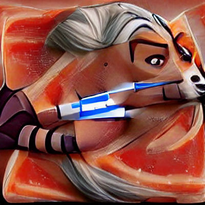 Ahsoka Tano Digital Art Portrait