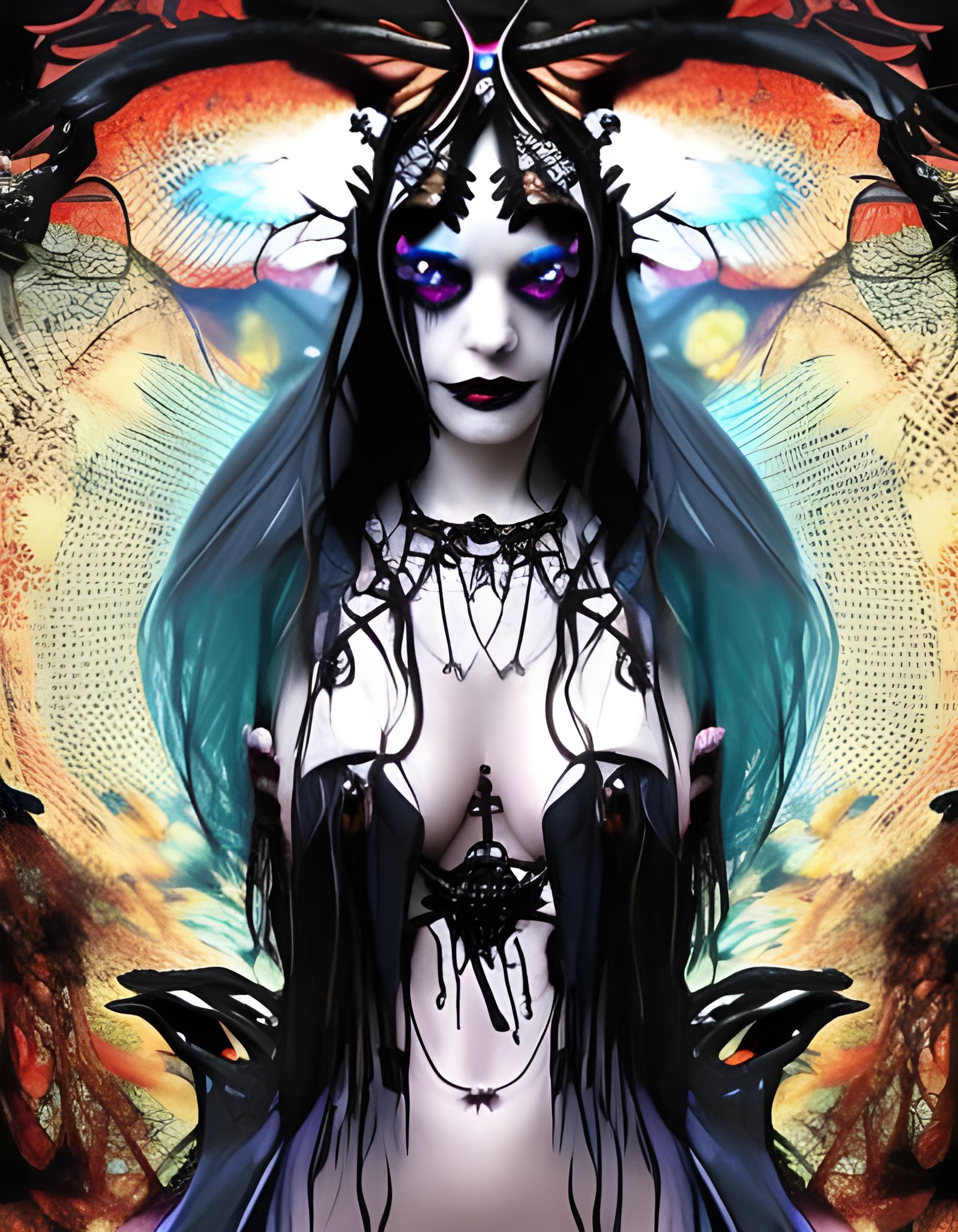 Gothic Dragon Nun: Fantasy Magazine Cover