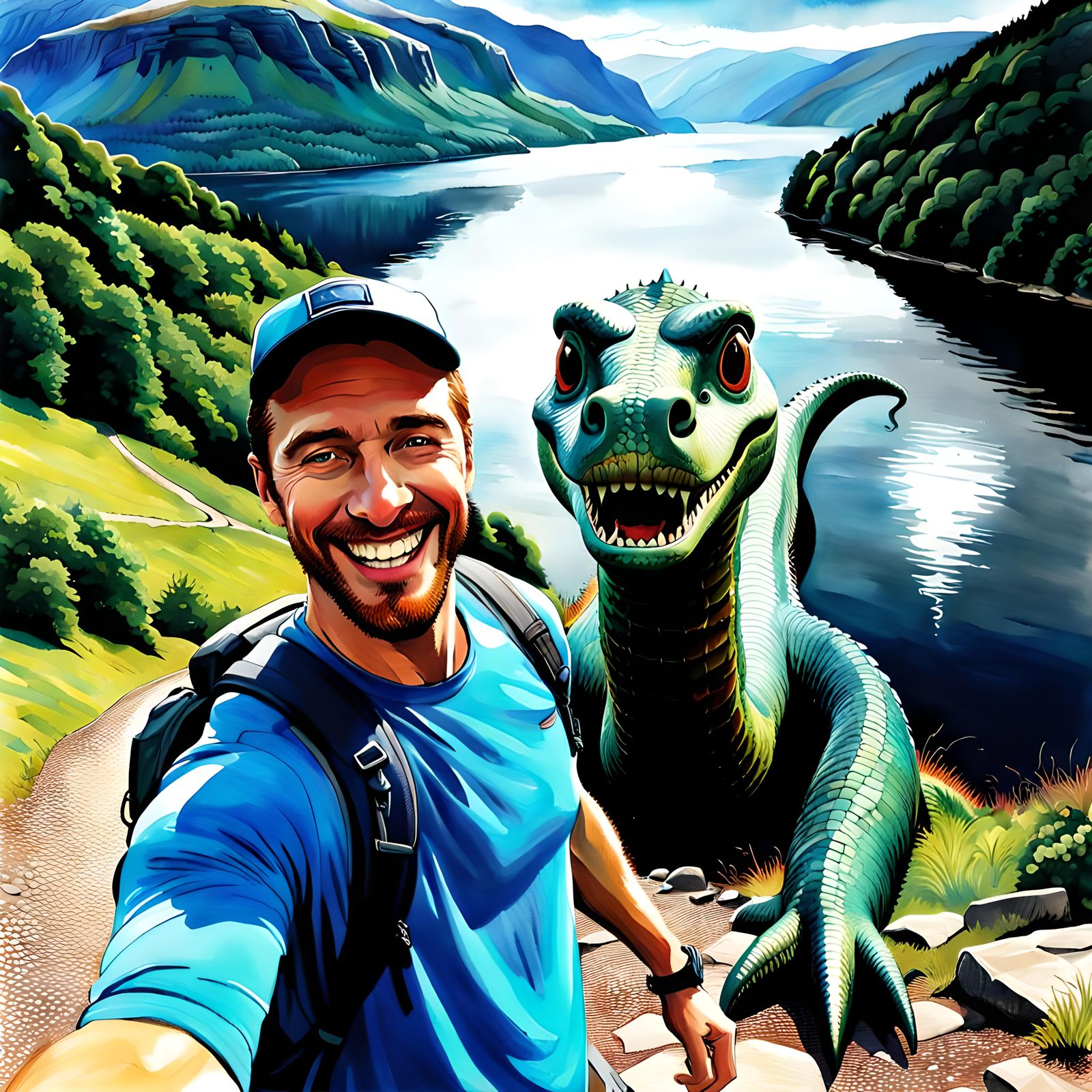 Me & my mate Nessie