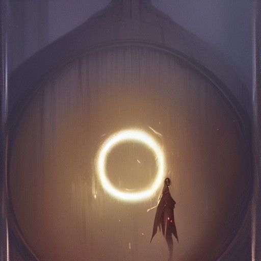 Sinister Circle of Eternity in Dark Fantasy Style