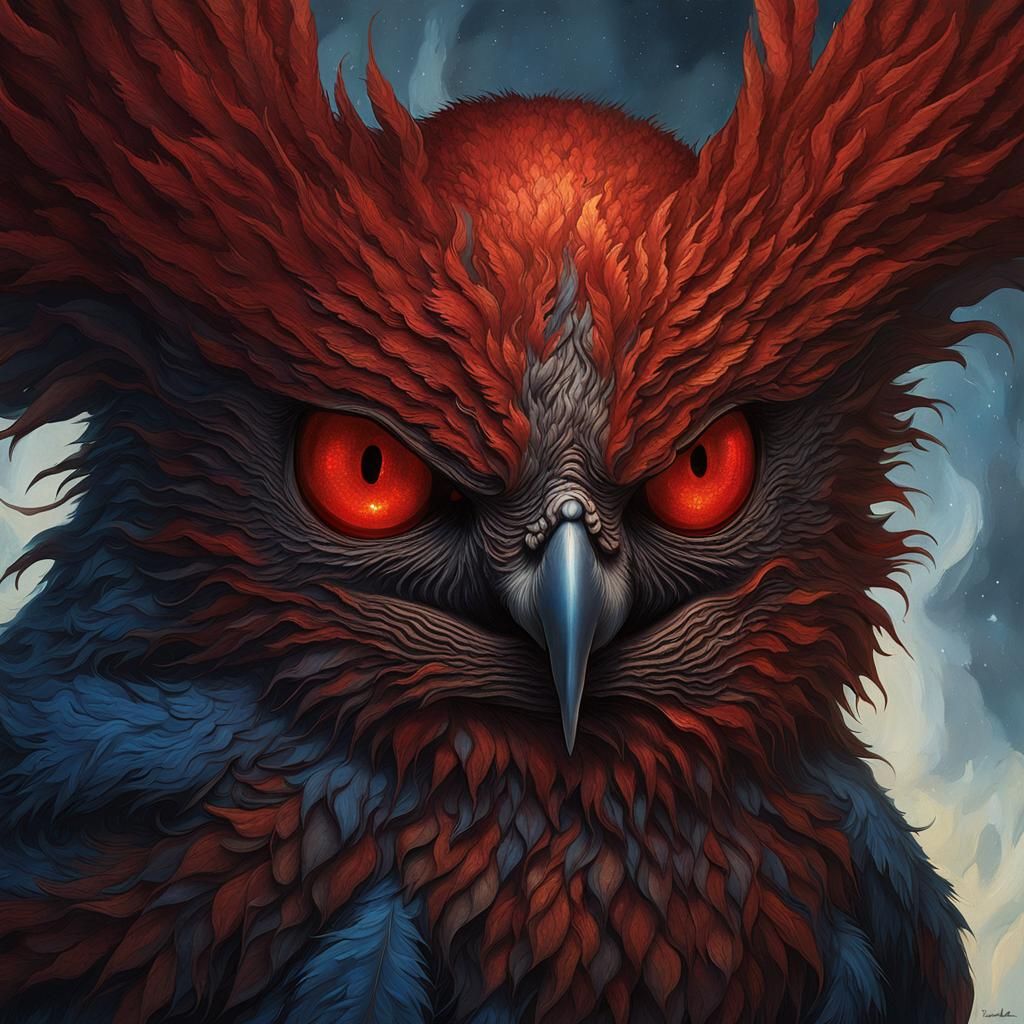 Stunning Owl Depiction of Demon Stolas